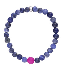 Load image into Gallery viewer, Rave Diva Blue Sodalite Bracelet