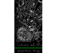 Load image into Gallery viewer, Cities of the World New York Skinny Scarf
