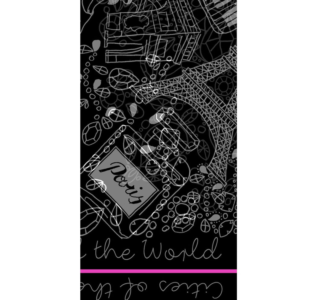 Cities of the World Paris Skinny Scarf
