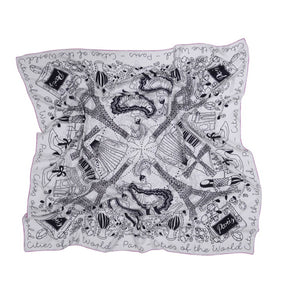 Cities of the World Paris Scarf
