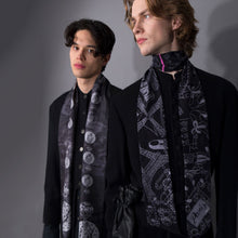Load image into Gallery viewer, Cities of the World Paris Skinny Scarf