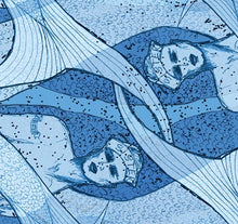 Load image into Gallery viewer, Atlantis Buoyed Up Skinny Scarf