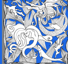 Load image into Gallery viewer, Atlantis Mermaid Skinny Scarf
