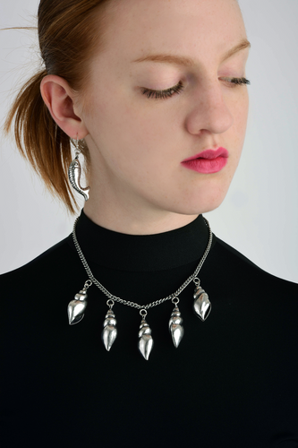 Sea Sirens Five Conch Necklace