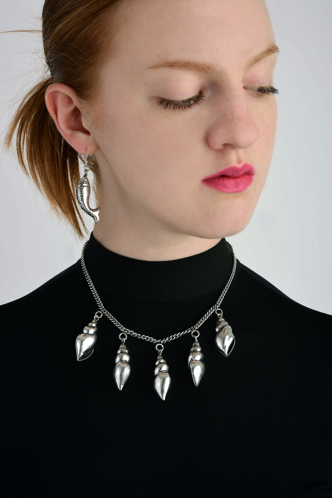 Sea Sirens Five Conch Necklace