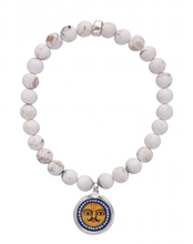 Load image into Gallery viewer, Maharaja and Maharani White Howlite Bracelet