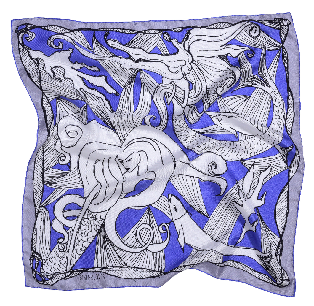 Sea Sirens Mermaid Neckerchief