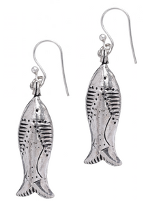 Sea Sirens Straight Fish Earrings