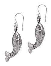 Load image into Gallery viewer, Sea Sirens Curved Fish Earrings
