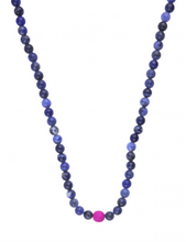 Load image into Gallery viewer, Rave Diva Blue Sodalite Necklace