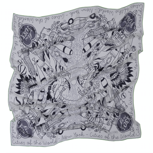 Cities of the World New York Scarf
