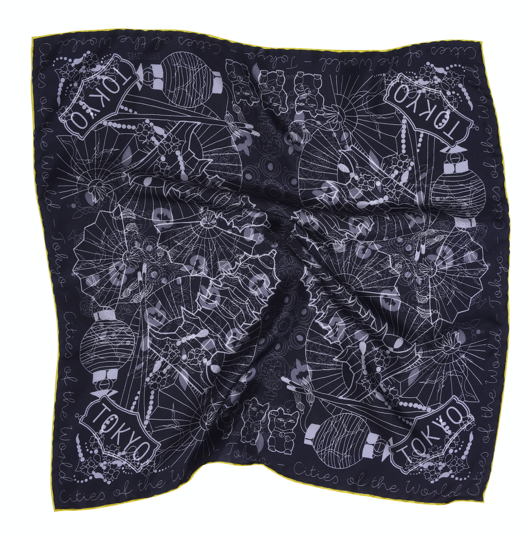 Cities of the World Tokyo Neckerchief