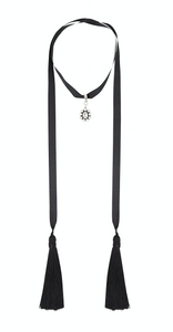 Rococo Lariat with Freshwater Pearl Pendant