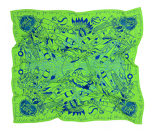 Load image into Gallery viewer, Cities of the World New York Green Scarf