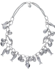 Load image into Gallery viewer, Sea Sirens Multi Charm Necklace