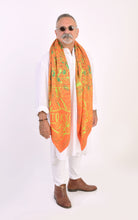 Load image into Gallery viewer, Cities of the World Tokyo Orange Scarf
