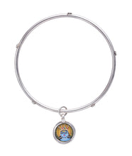 Load image into Gallery viewer, Maharaja and Maharani Bangle with Miniature Pendant