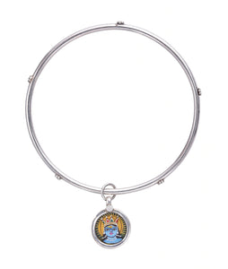 Maharaja and Maharani Bangle with Miniature Pendant