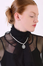 Load image into Gallery viewer, Rococo Freshwater Rice Pearl Necklace with Freshwater Pearl Pendant