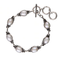 Load image into Gallery viewer, Rococo Freshwater Pearl Link Bracelet