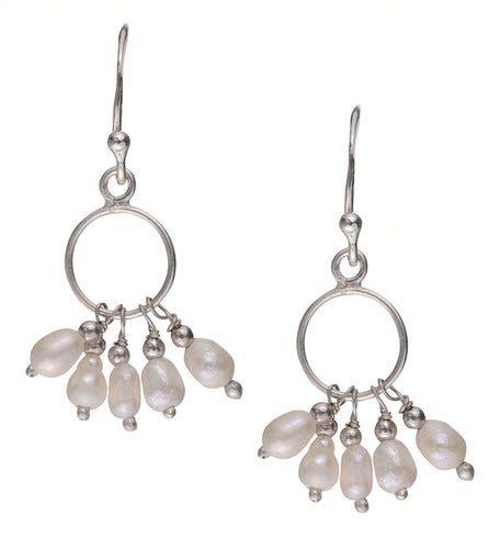 Rococo Freshwater Pearl Drop Earrings